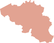map of Belgium